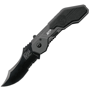 Smith and Wesson SWMP1BS M&P Black MAGIC Combo Edge Knife